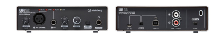 兼容iPad/Mac/PC，实现高品质录音的Steinberg USB音频接口UR12发布