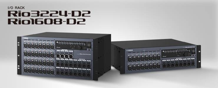 全新 Rio3224-D2 和 Rio1608-D2 Dante I/O 接口箱全面升级音质、可靠性以及可视化体验