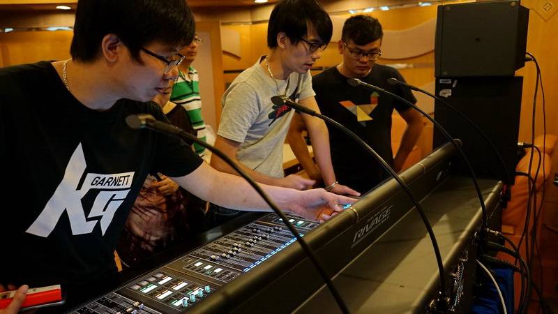 环球360 RIVAGE PM7 数字混音系统助力录音技术沙龙
